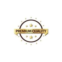 Premium Quality Badge Emblem Tag Label Vector Template Design Illustration