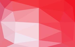 Light Red vector polygonal background.