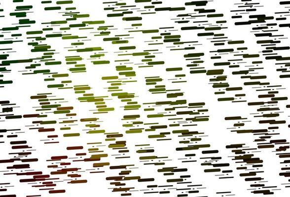 Light Green, Yellow vector backdrop with long lines.