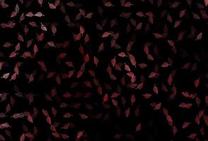 Dark Green, Red vector hand painted background.