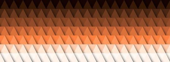 Geometric abstract background, 3D effect, warm colors vector
