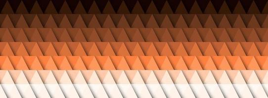 Geometric abstract background, 3D effect, warm colors vector