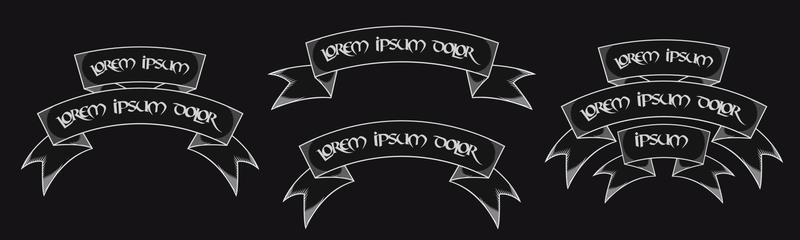 Black And White Banner Vector Art, Icons, and Graphics for Free Download