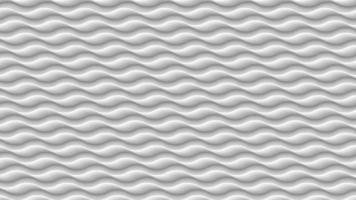 Textura de onda blanca, patrón abstracto gris 3d, fondo de textura de líneas onduladas vector