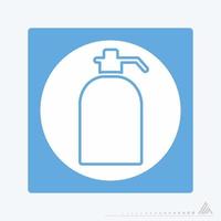 Vector Graphic of - Hand Wash - White Moon Style