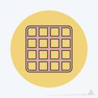 Icon Vector of Grid - Color Mate Style
