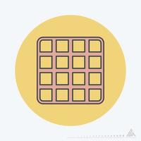 Icon Vector of Grid - Color Mate Style