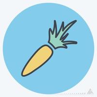 Icon Carrot - Color Mate Style vector