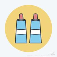 Icon Vector of Paint tubes - Color Mate Style