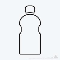 Vector Graphic of - Water Bottle - Line Style