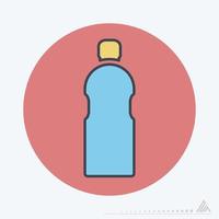 Vector Graphic of - Water Bottle - Color Mate Style