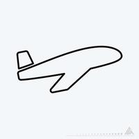 Vector Graphic of - Airplane - Line Style