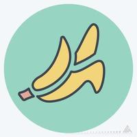 Icon Banana - Color Mate Style vector