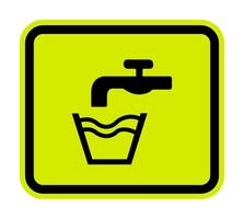 Not Drinking Water Symbol Sign Isolate On White Background,Vector Illustration EPS.10 vector