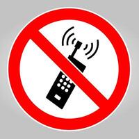 Symbol Do not use the phone vector