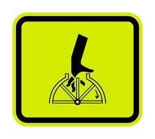 Hand Entanglement Rotating Symbol Sign Isolate On White Background,Vector Illustration EPS.10 vector