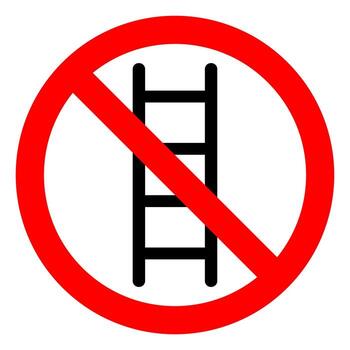 no use el símbolo de escaleras vector