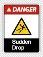 Danger Authorized Personnel Only Sign on transparent background vector