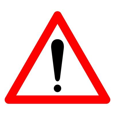 Warning Sign No Problemswritten English Language Stock Vector (Royalty  Free) 1889307535