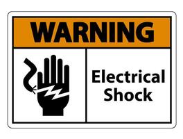 Electrical Shock Electrocution Symbol Sign, Vector Illustration, Isolate On White Background Label .EPS10