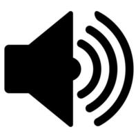 Sound Speaker Icon on white background
