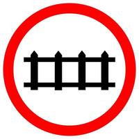 Train Railroad Traffic Road Sign Isolate On White Background,Vector Illustration EPS.10 vector