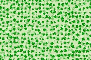 Clover leaf flat design green backdrop background pattern vector illustration