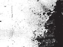 Rust and dirt overlay black and white texture vector