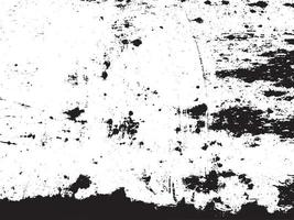 Rust and dirt overlay black and white texture vector