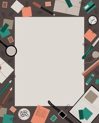 The lining, frame of the male desktop