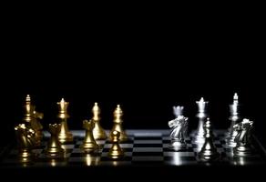 chess board game for competition and strategy photo