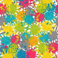 Vector Splash Abstract Seamless Pattern Background