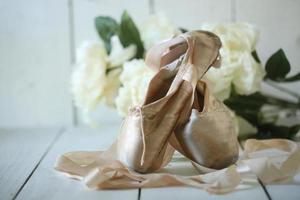 Posed Pointe Shoes in Natural Light photo