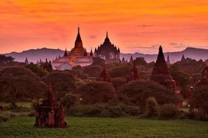 Buddhist Temples in Myanmar Southeast Asia photo