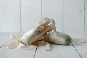 Posed Pointe Shoes in Natural Light photo