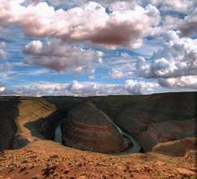 Beautilful Horseshoe Shaped Landmark in Arizona USA photo