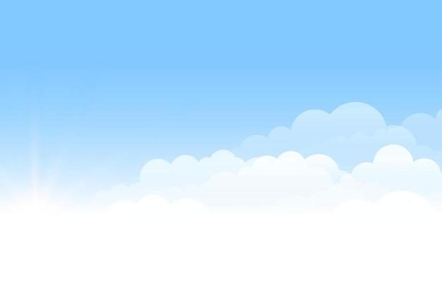 bright blue sky background with clouds 3617634 Vector Art at Vecteezy