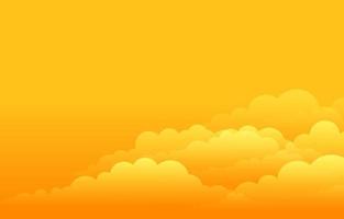 sunset sky background with clouds vector