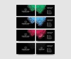 Clean Modern Business card Design vector