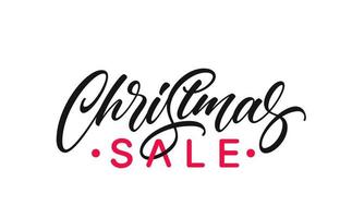 Christmas Sale text clipart for complement for your ad design. vector