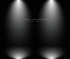 Empty studio room background. vector