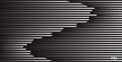 Abstract warped Diagonal Striped Background. Vector curved twisted slanting, waved lines texture. Brand new style for your business design.