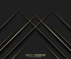 Premium background. Abstract luxury pattern. Gold glitter stripes background. Abstract gold line texture. Black pattern vector illustration.