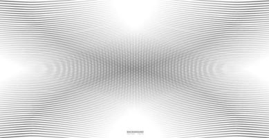 Abstract warped Diagonal Striped Background. Vector curved twisted slanting, waved lines texture. Brand new style for your business design.