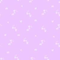 Seamless pattern with orchid silhouette vector