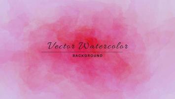 Minimal Modern Pink Watercolor Paint Texture Background Design vector
