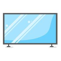 Television for playstation flat design illustration front view style one vector