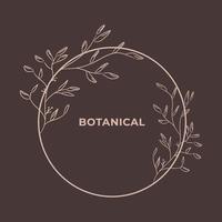 Botanical beauty product logo design vector, branding, shop, illustration vector