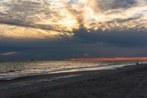 Winter Evening Beach photo