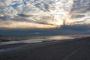 Winter Evening Beach photo